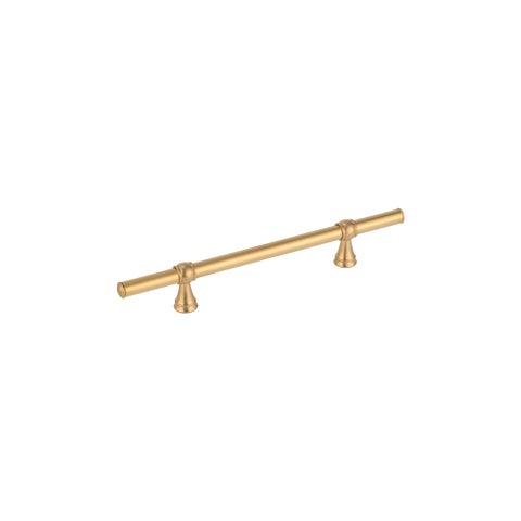 Kingsley Adjustable Cabinetry Pull 250mm - Tumbled Aged Brass