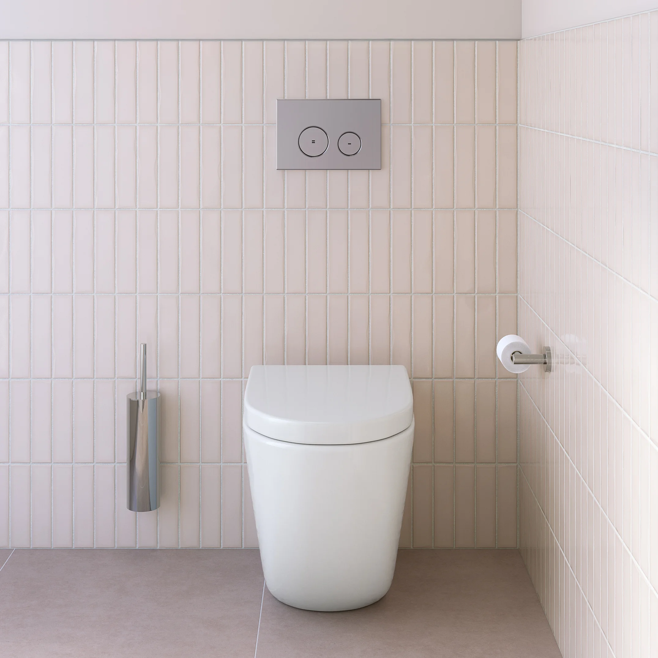 ABI Toilet Asher Pan Slimline Chrome