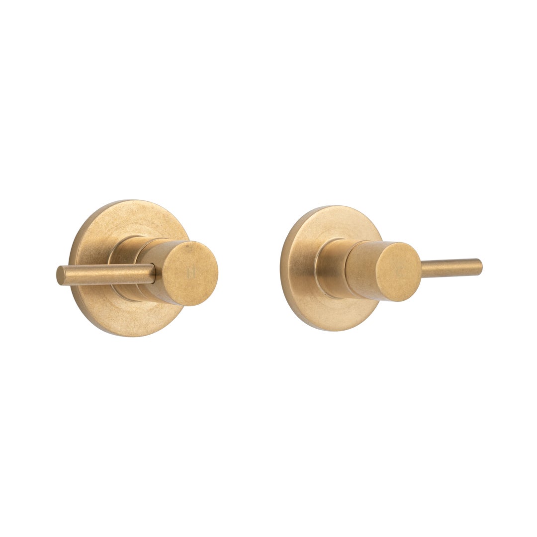 Elysian - Assembly Taps - Tumbled Aged Brass