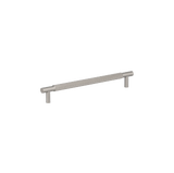 Tezra textured cabinetry pull angle BN