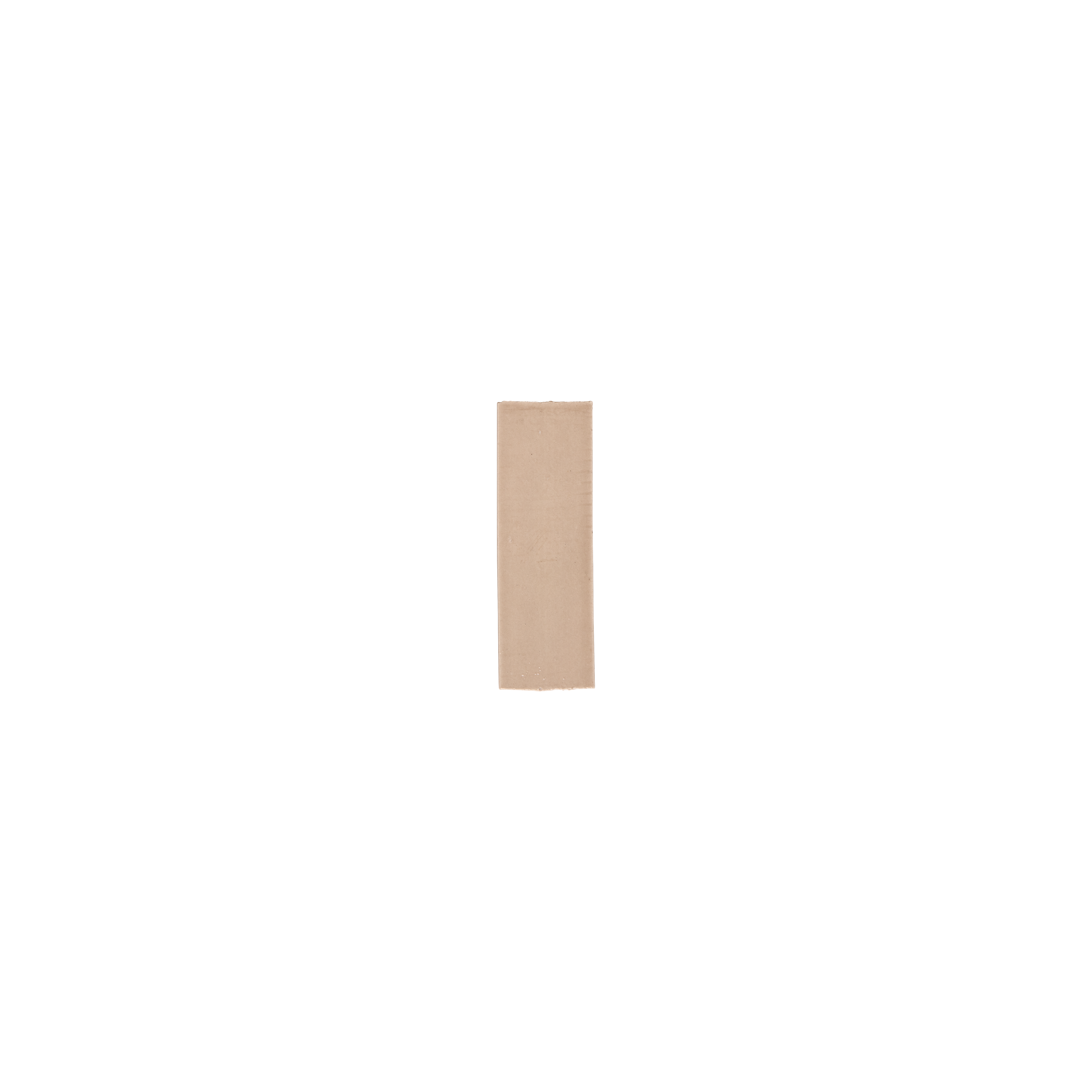 Rommani Handmade Zellige Rectangle Tile - Latte (Sample)