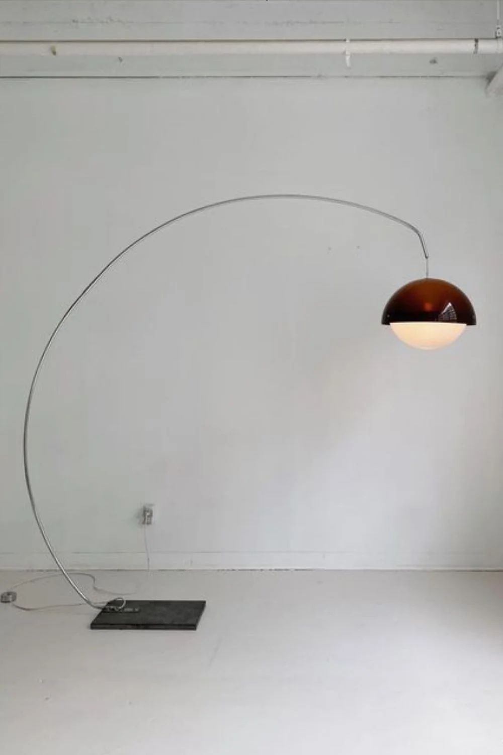 Trend Lighting Large Curved Standing Lamp Statement