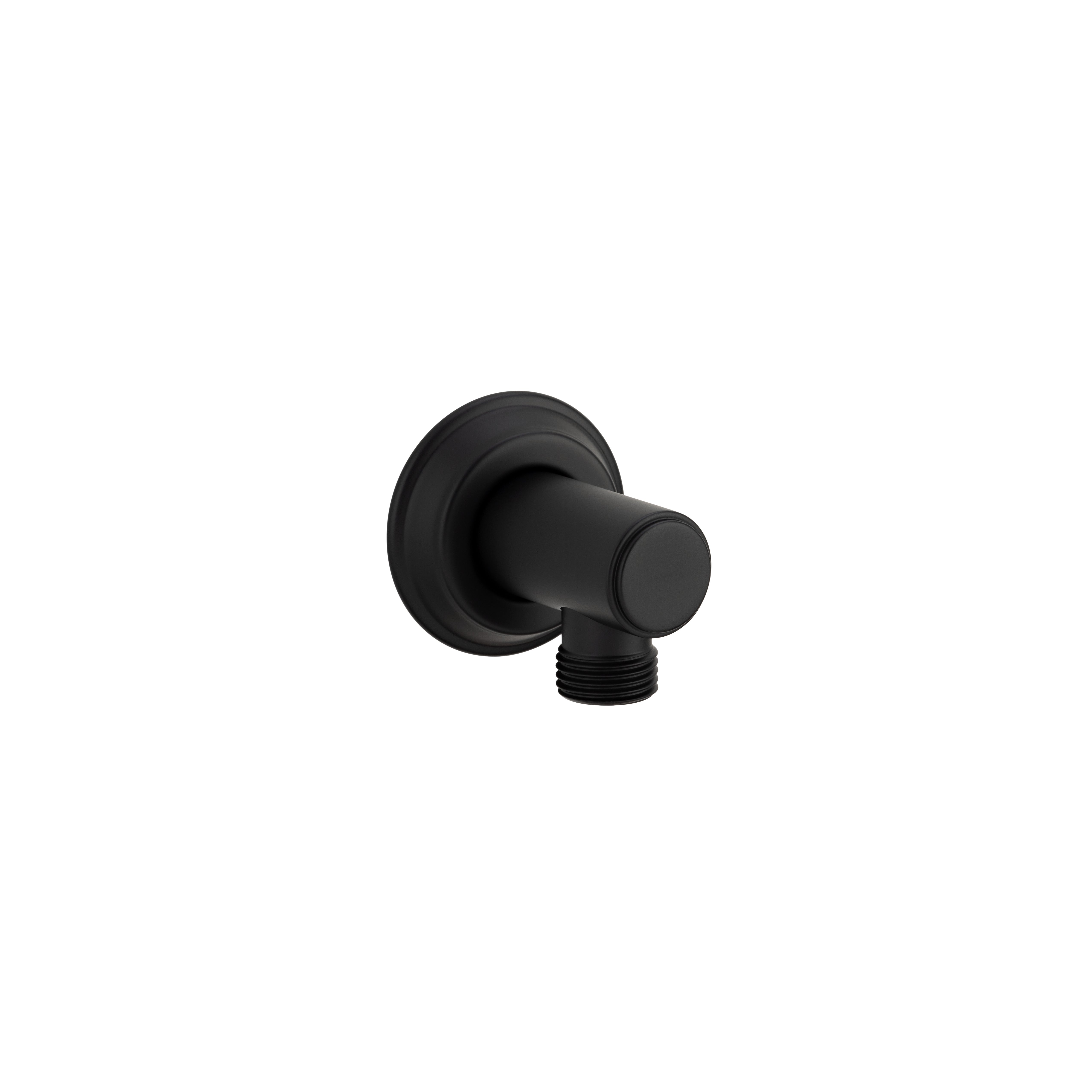 Kingsley Round Shower BP - Matte Black