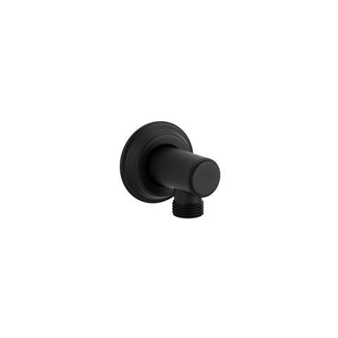 Kingsley Round Shower BP - Matte Black