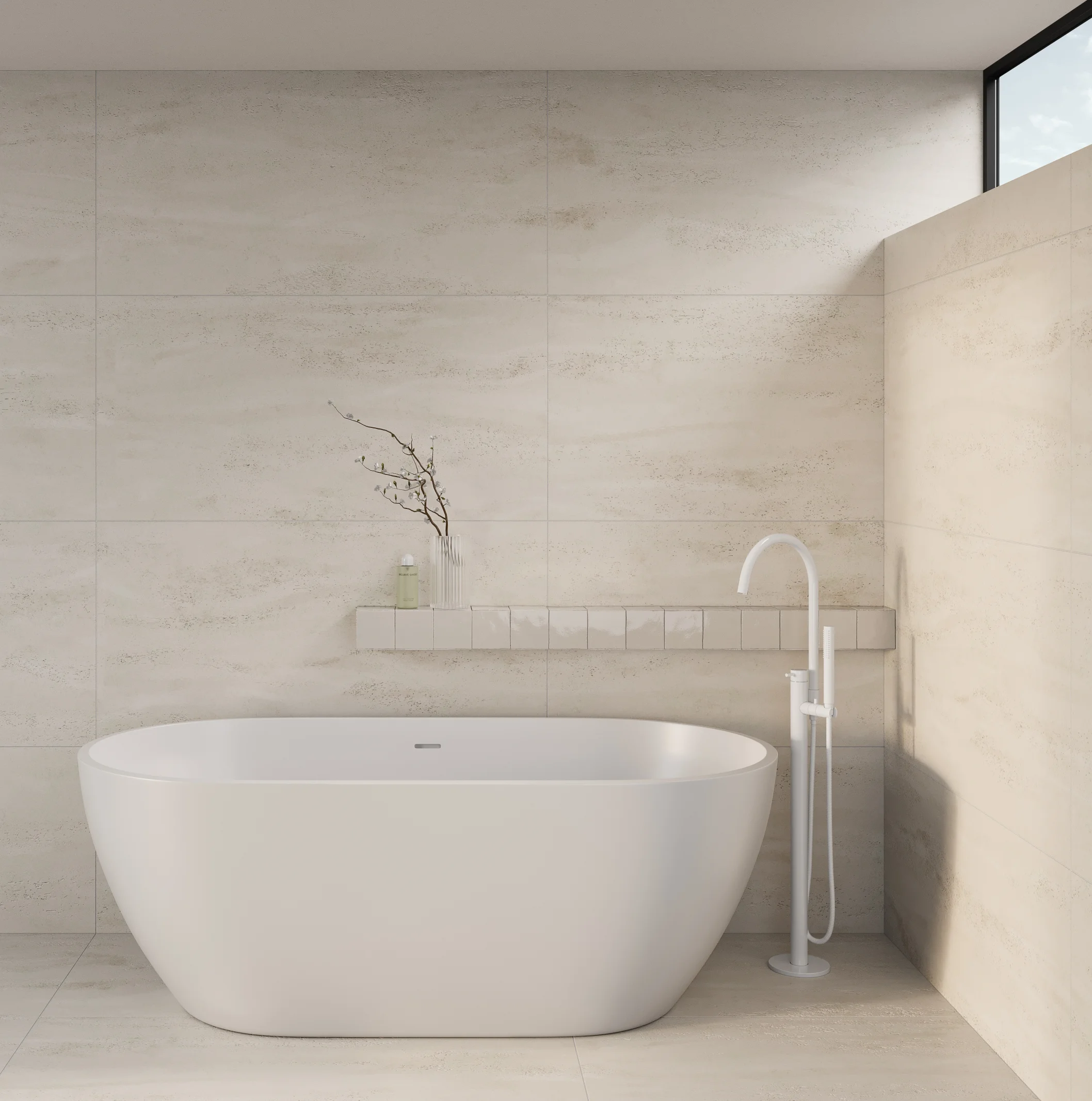 ElysianFloorMountedBathFillerWithHandShower Final View01 WH 01