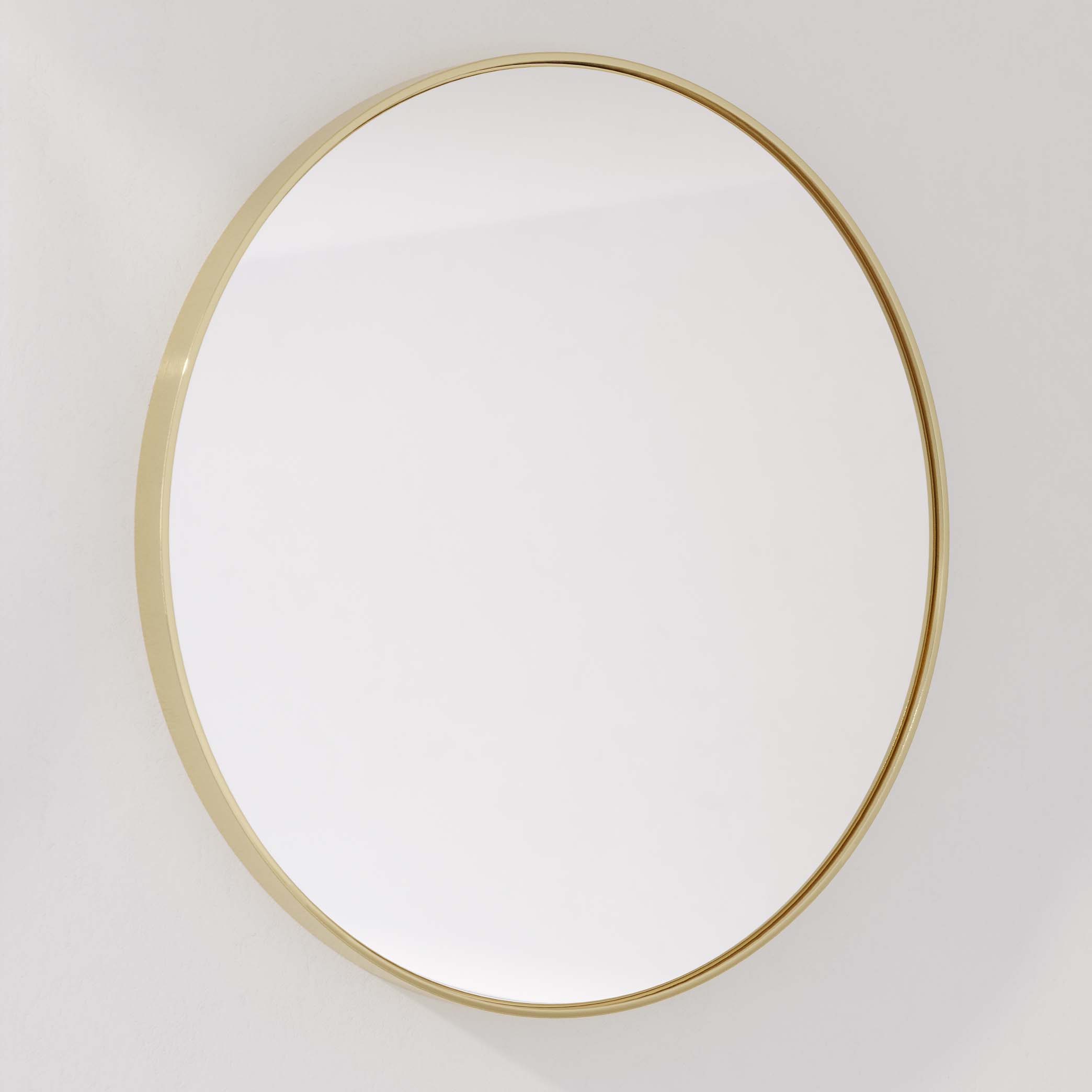 Vexi Handmade Mirror 800mm - Brushed Brass