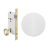 Atelis%20Concrete%20Half%20Moon%20Entry%20Door%20Pull%20Lock%20Set%20(Pair) White BB