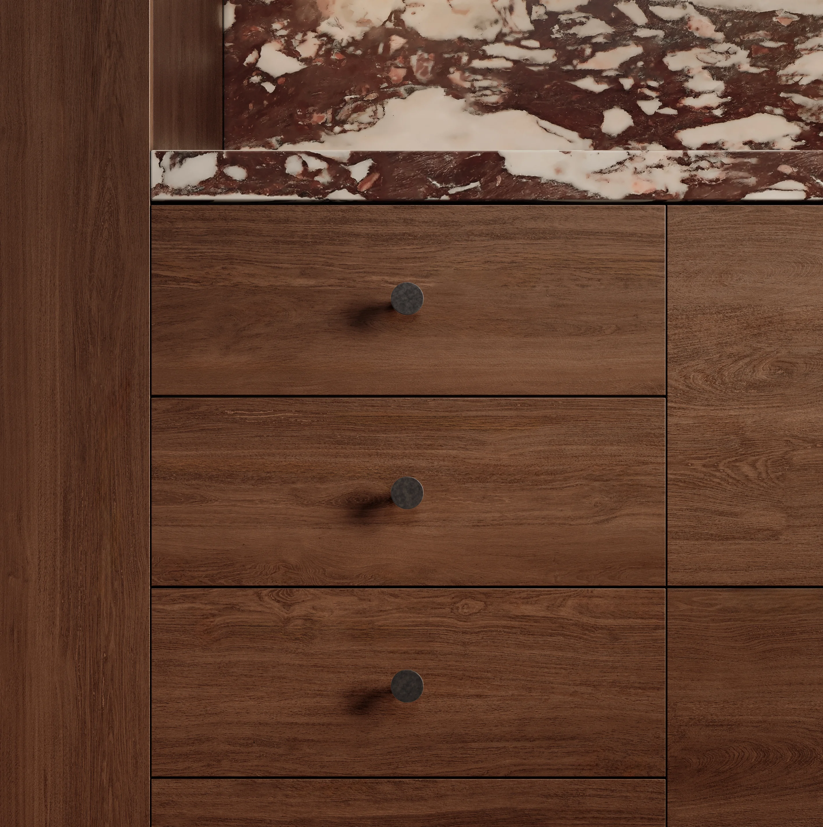 Close%20Up-View%20D Elsa%20Cabinet%20Knob Slate