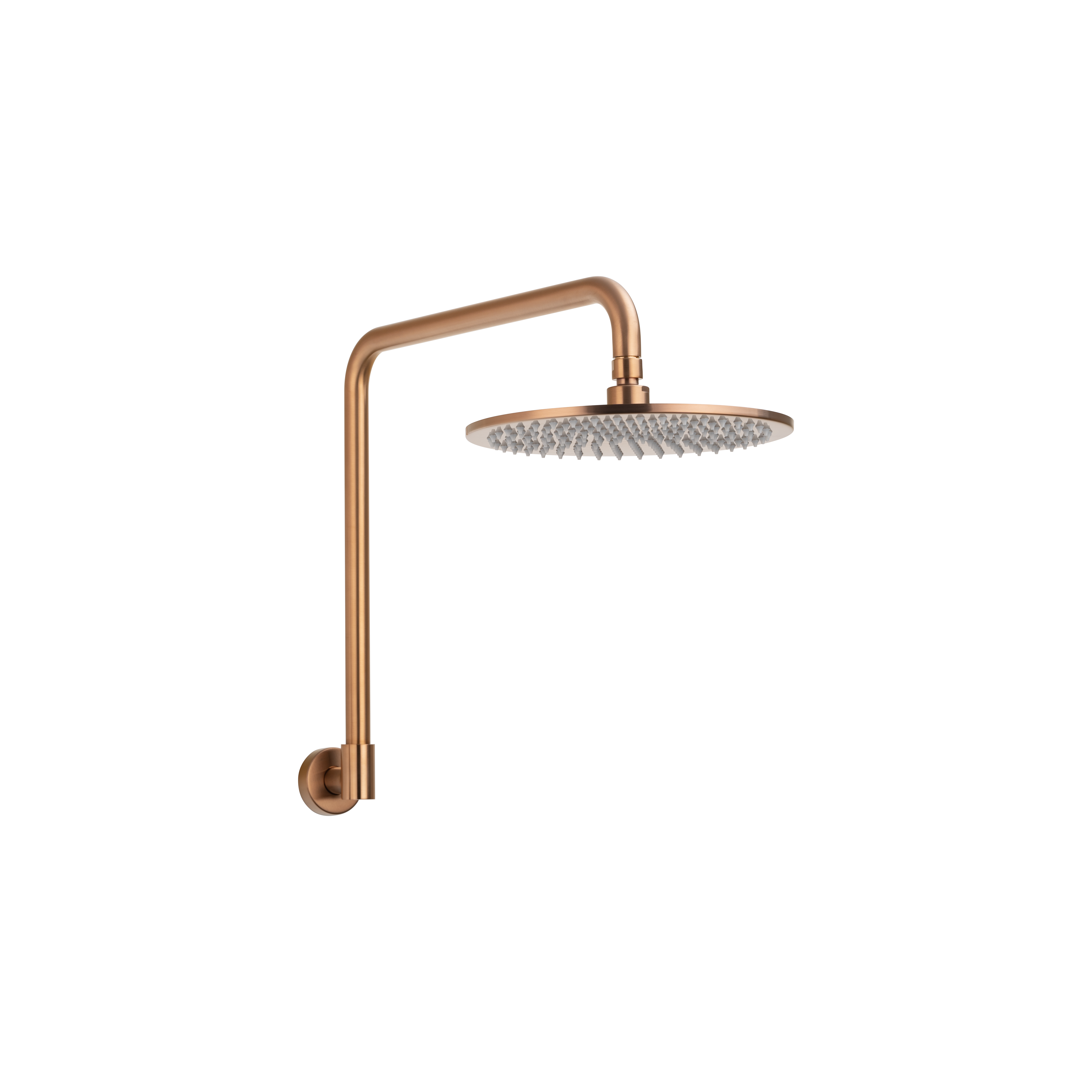 Eden Shower Arm & Head Set - Brushed Copper