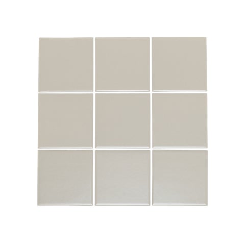 Atami Large Square Mosaic Tile - Oyster Grey - 300x300mm