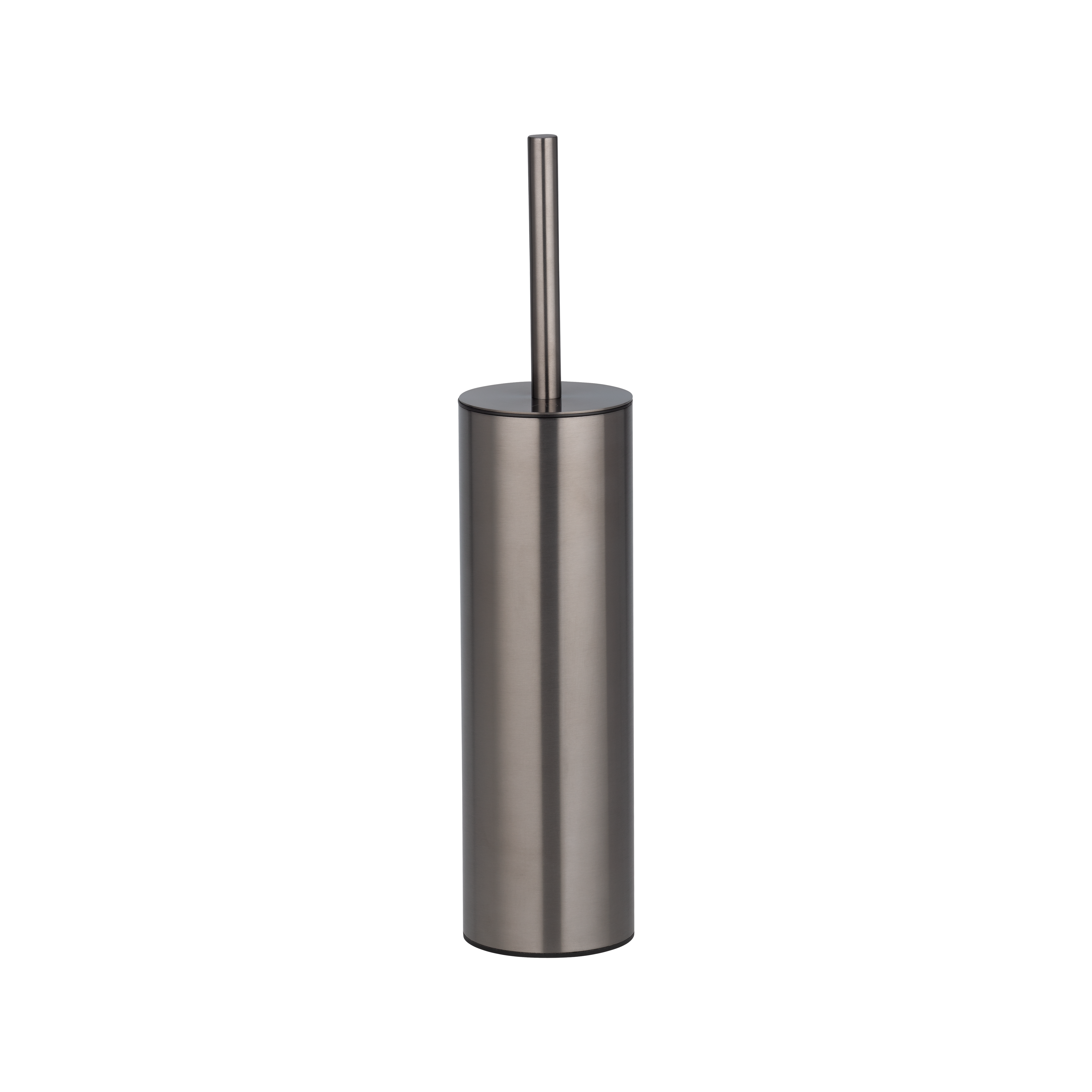 Toilet Brush Holder - Brushed Gunmetal