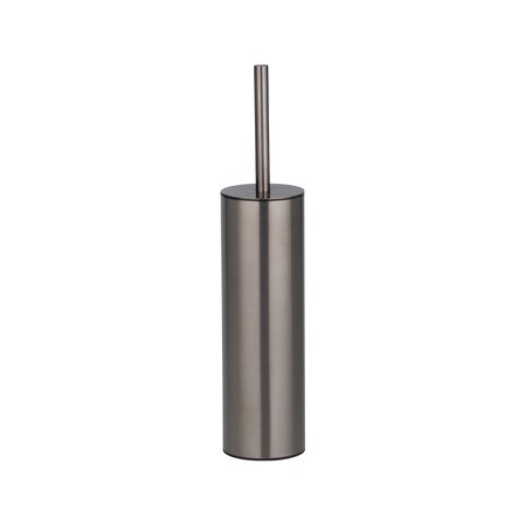 Toilet Brush Holder - Brushed Gunmetal