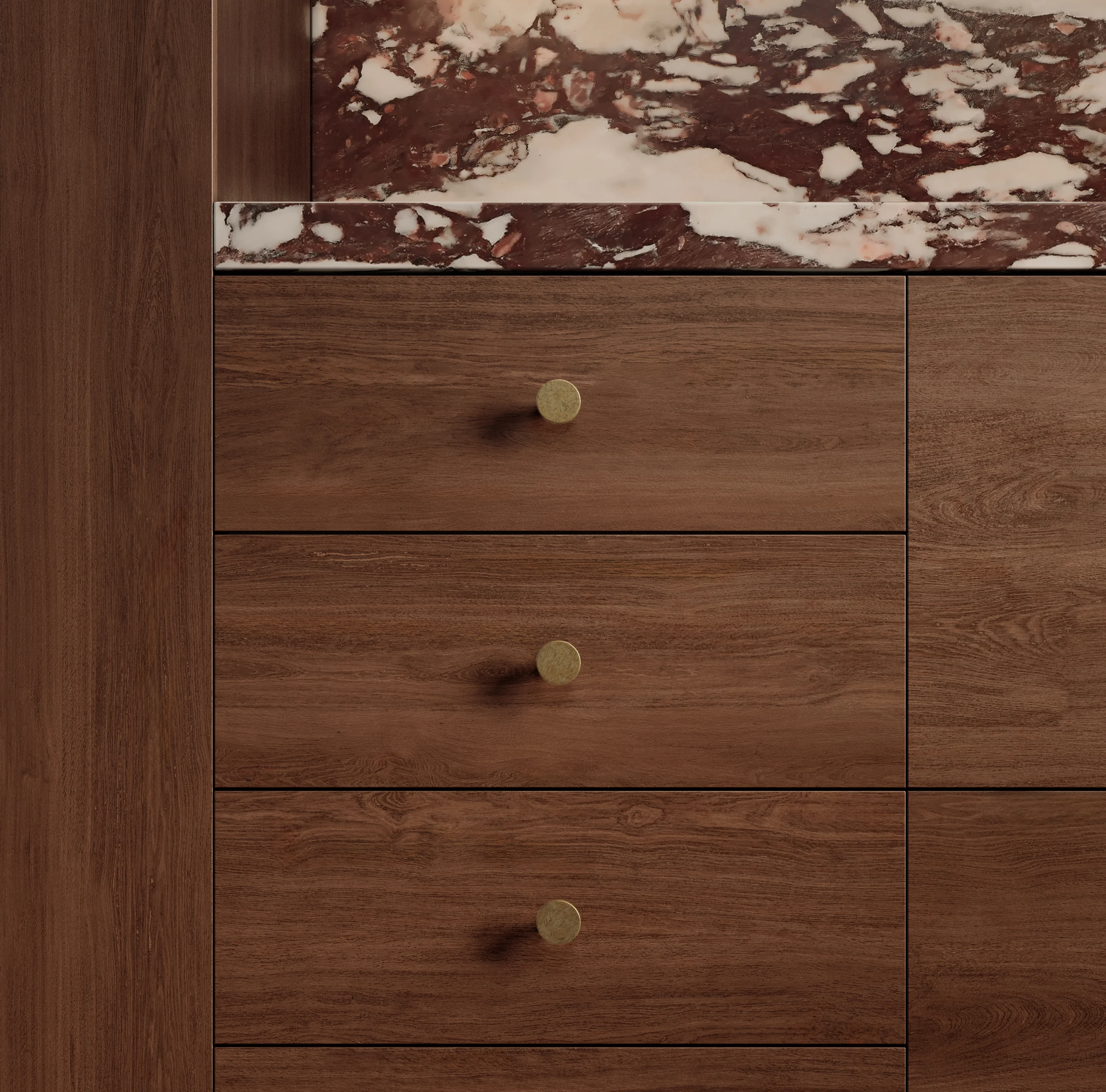 Close%20Up-View%20D Elsa%20Cabinet%20Knob Aurum