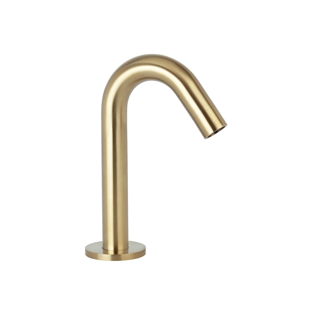 Mini Hob Spout - Brushed Brass - Feature