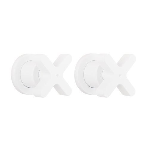 Cross - Assembly Taps - White
