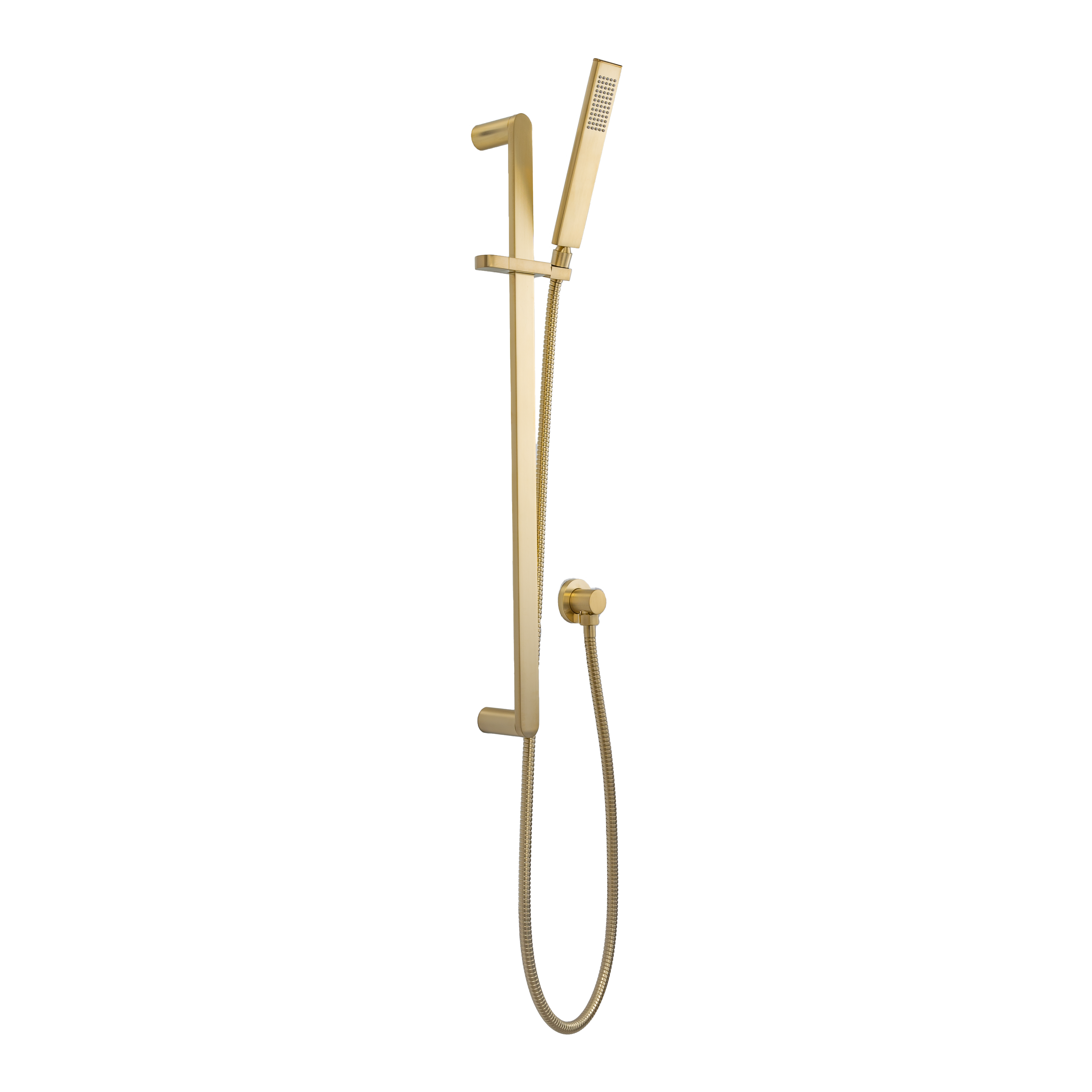 Milani Hand Shower Rail Set - Brushed Brass