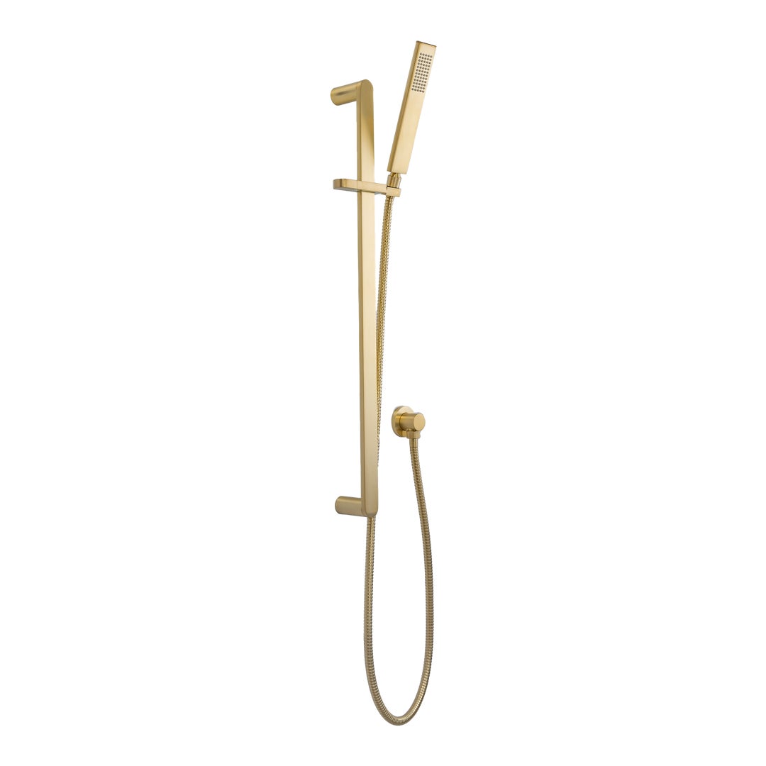 Milani Hand Shower Rail Set - Brushed Brass
