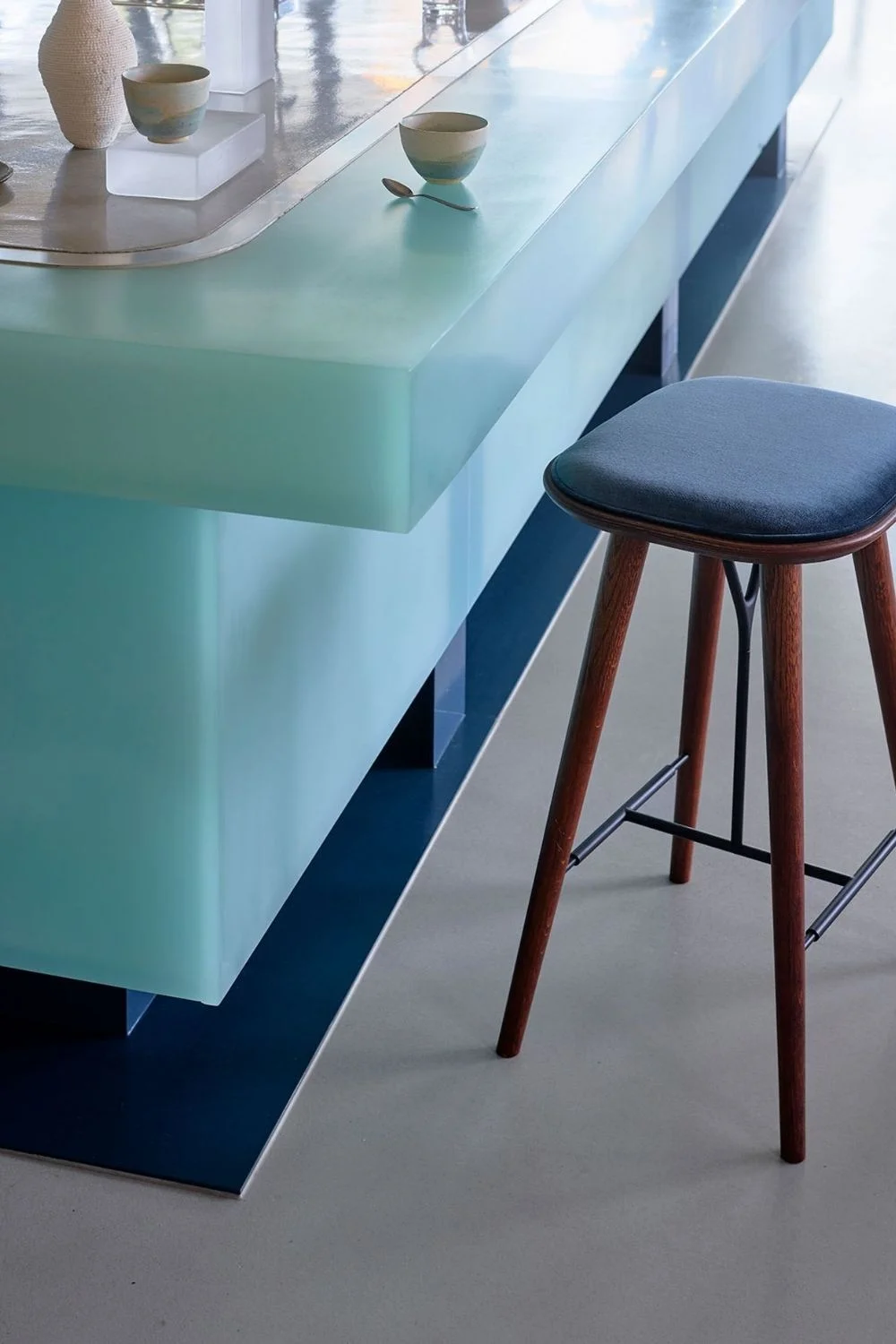 Aesthetic Cafes in Sydney Blue Minimal