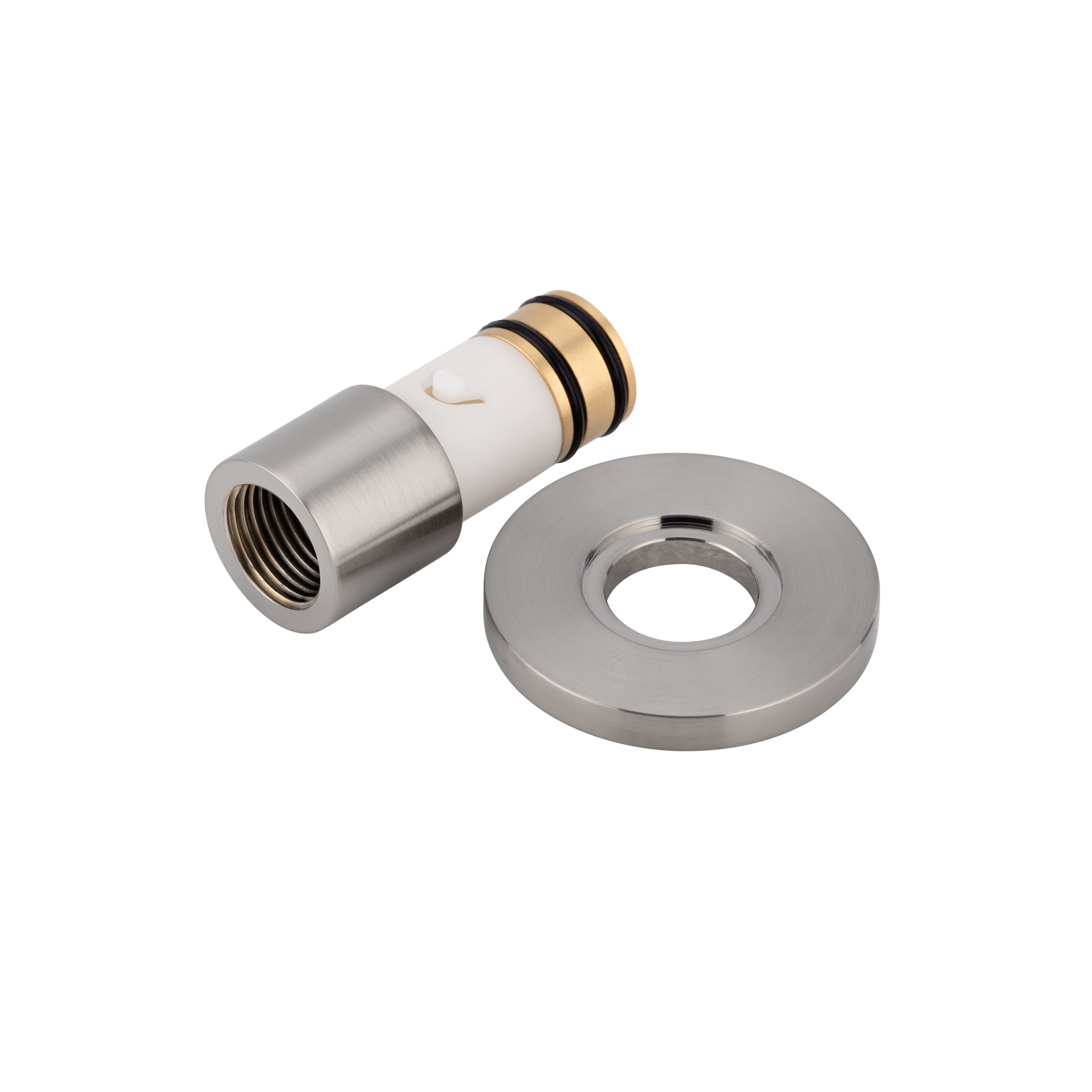 Swivel Hob Spout - Female Adapter - Brushed Nickel
