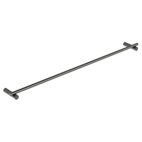 Sola Single Towel Rail - Brushed Gunmetal