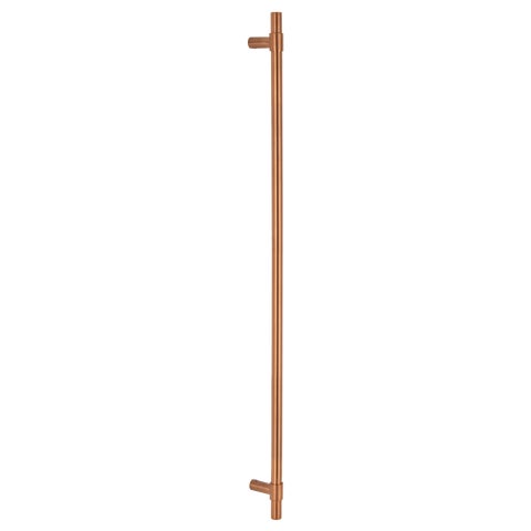 Modi Adjustable Entry Door Pull 900mm - Brushed Copper