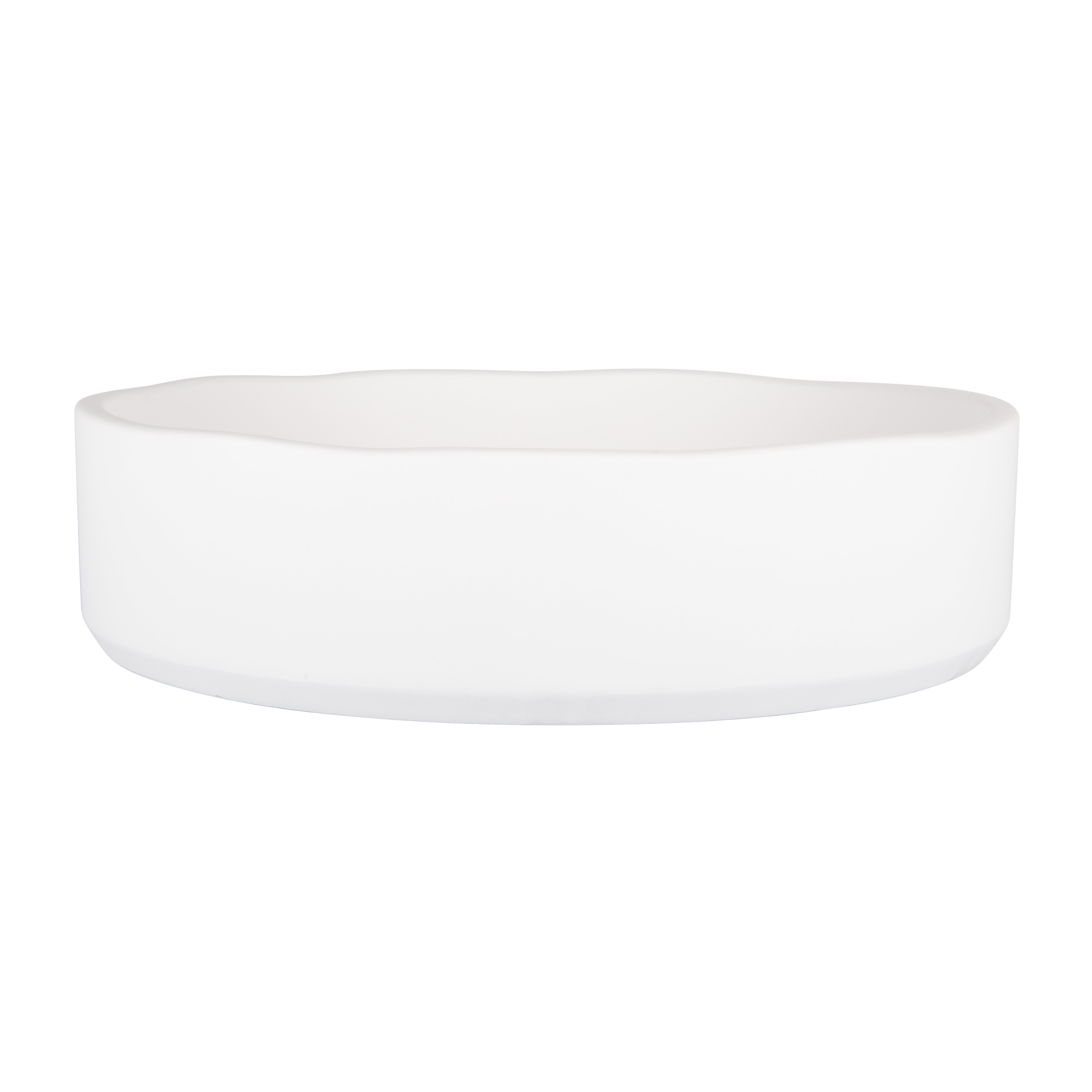 Melia Concrete Basin Matte White 1