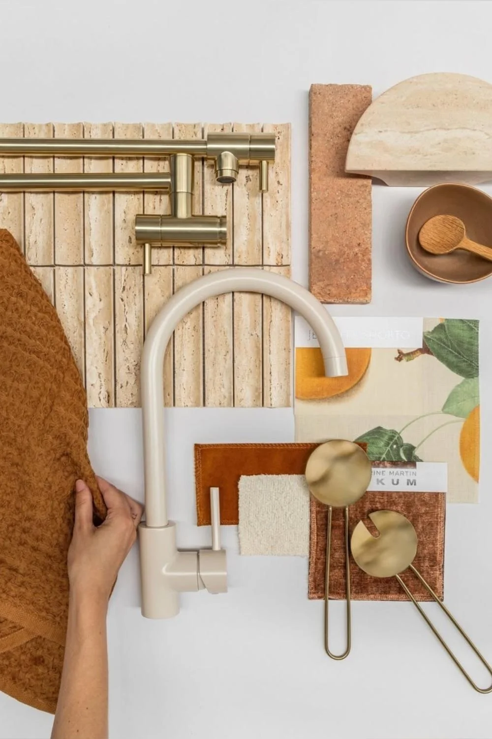 Interior Design Moodboard Bright Tropical Coastal