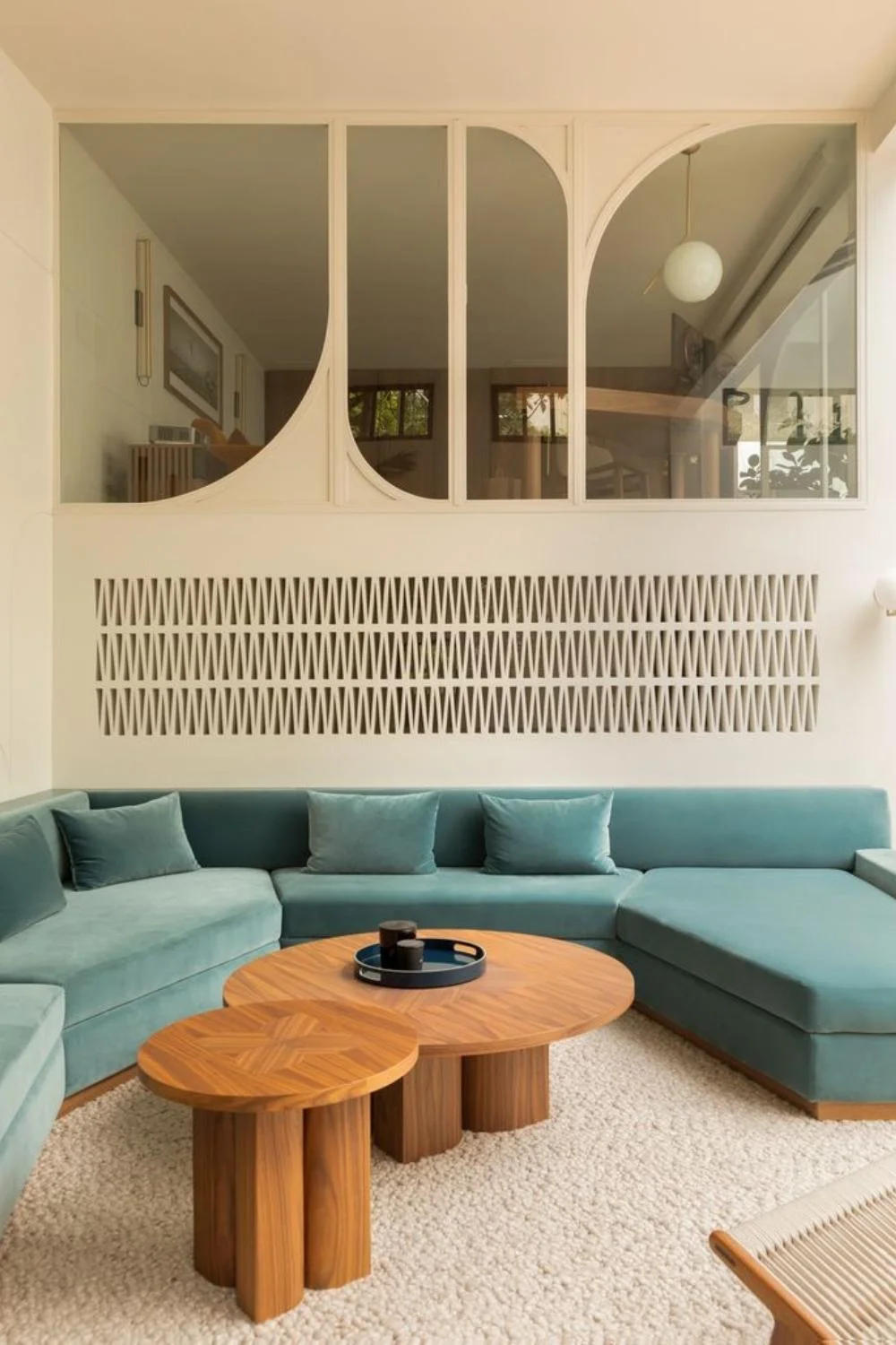 Geometric Interior Design Windows