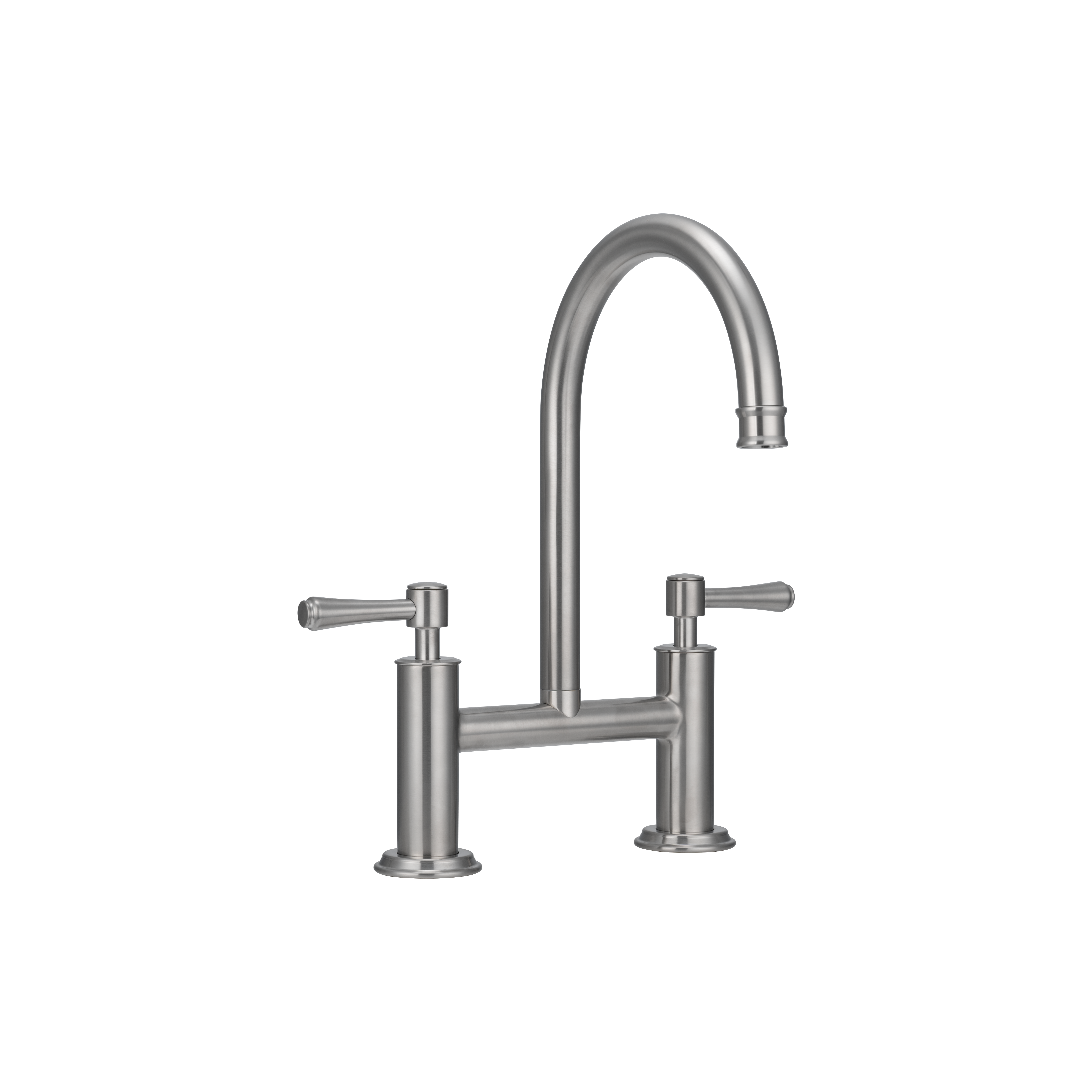 Kingsley Kitchen Bridge Mixer Tap - Brushed Nickel