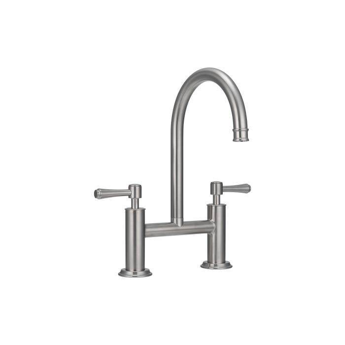 Kingsley Kitchen Bridge Mixer Tap – Brushed Nickel
