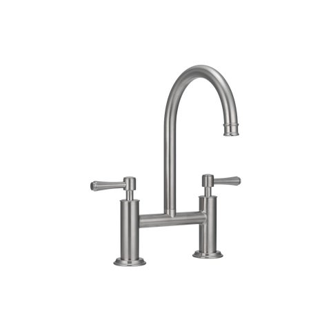 Kingsley Kitchen Bridge Mixer Tap - Brushed Nickel