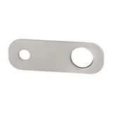 Rounded Rectangle Mixer  amp  Spout Backplate - Brushed Nickel - Feature
