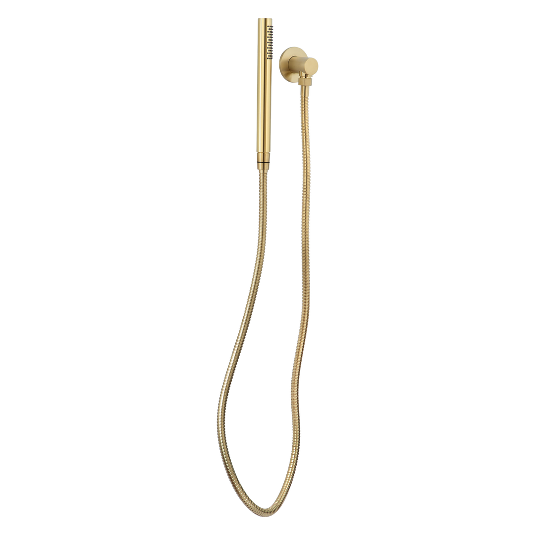 Aliro Round Hand Shower Set - Brushed Brass