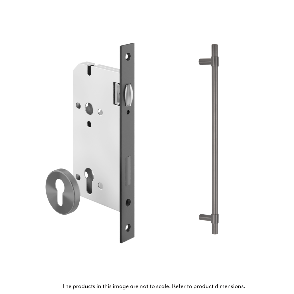 Modi Entry Door Pull   Lock Sets Stock Images BG 600mm