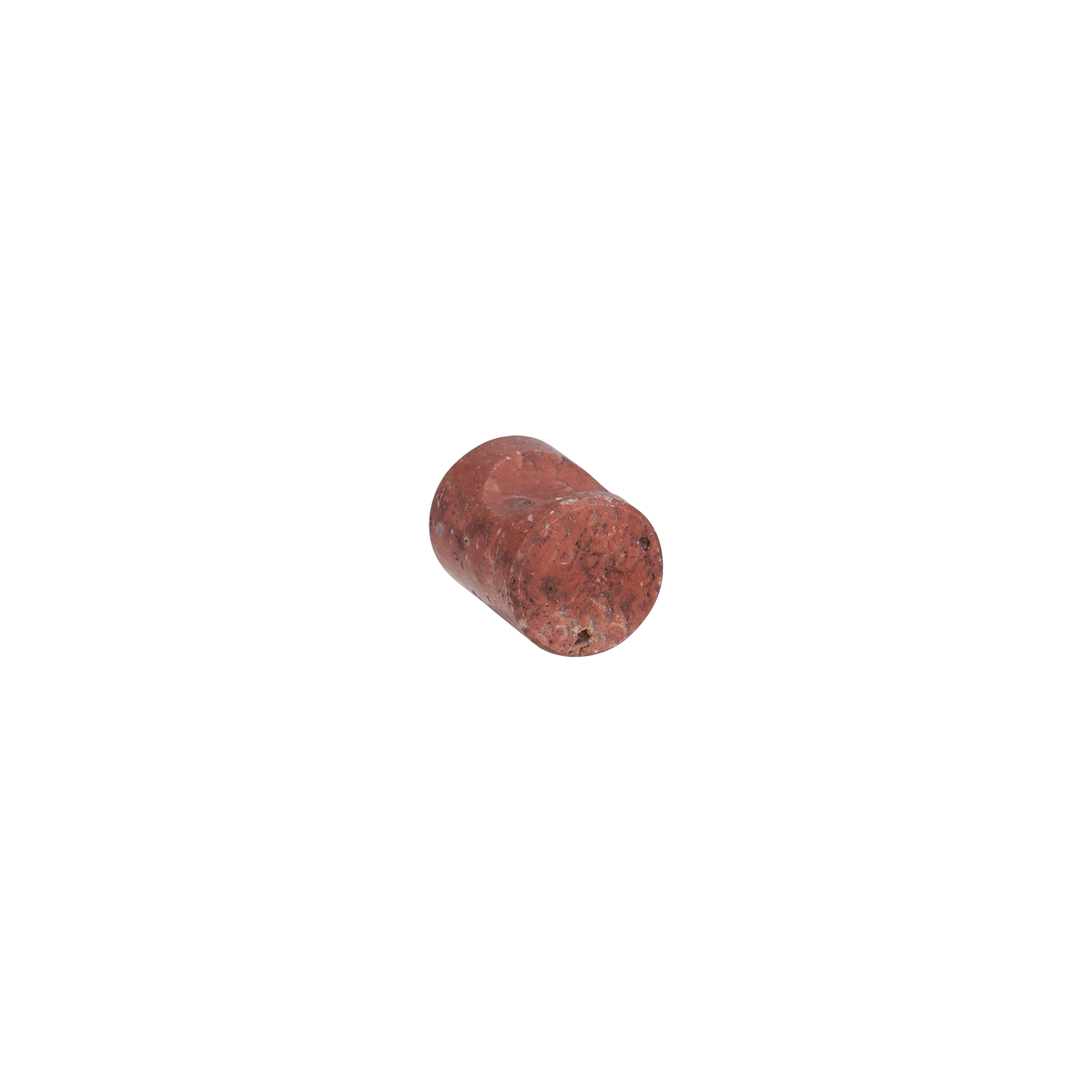 Pedra Small Knob 20mm - Red Travertine