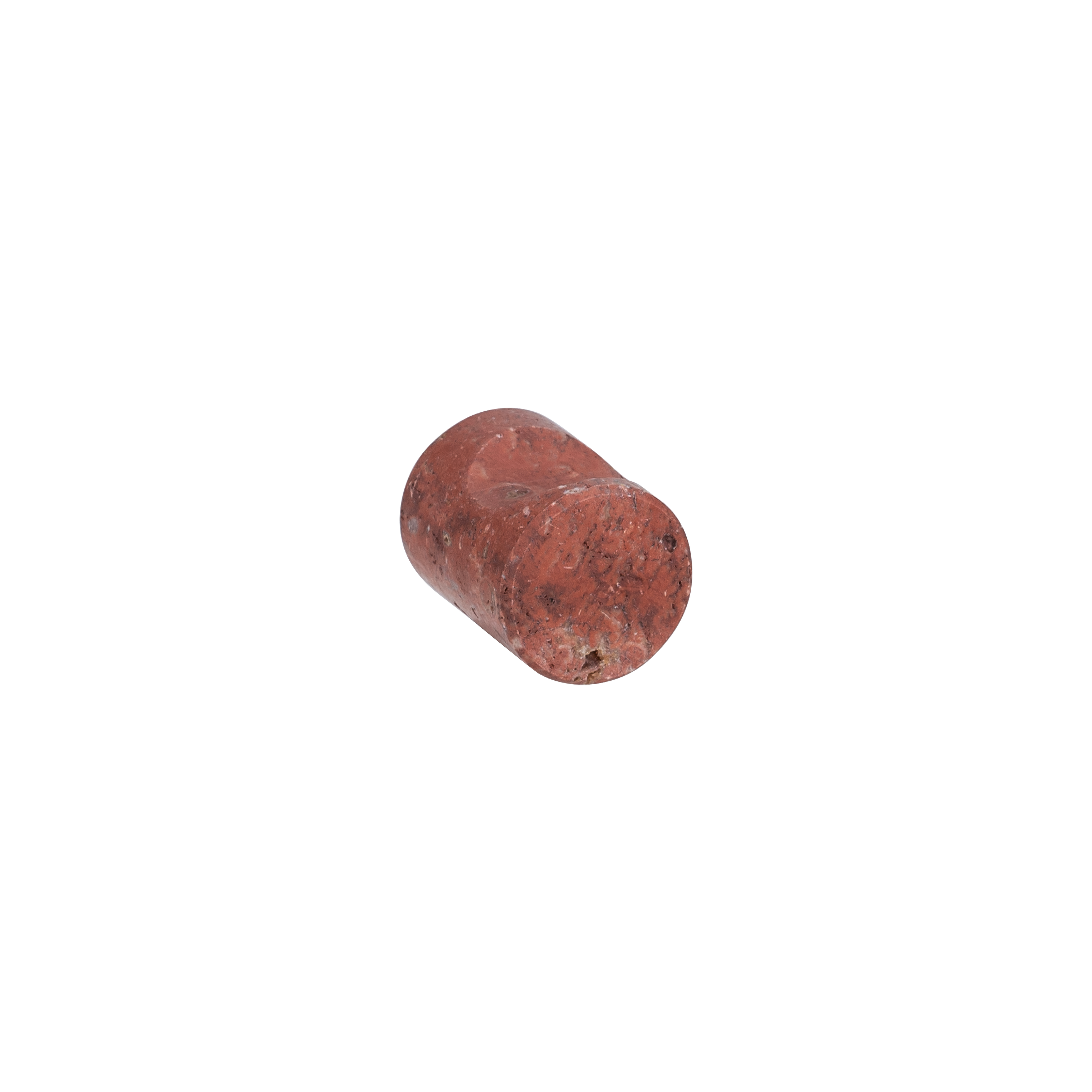17604-Pedra-Small-Knob-20mm Side Red-Travertine