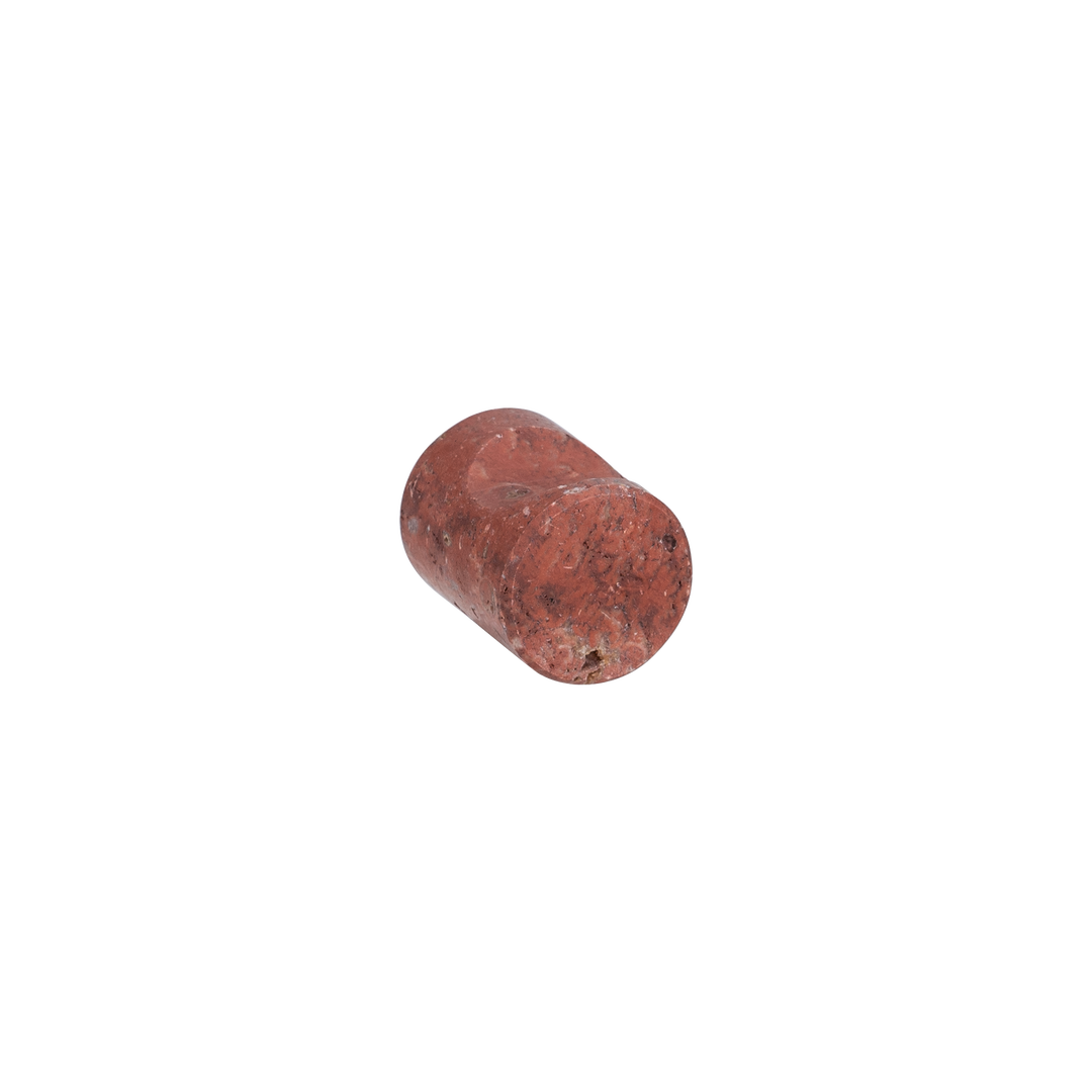 Pedra Small Knob 20mm - Red Travertine