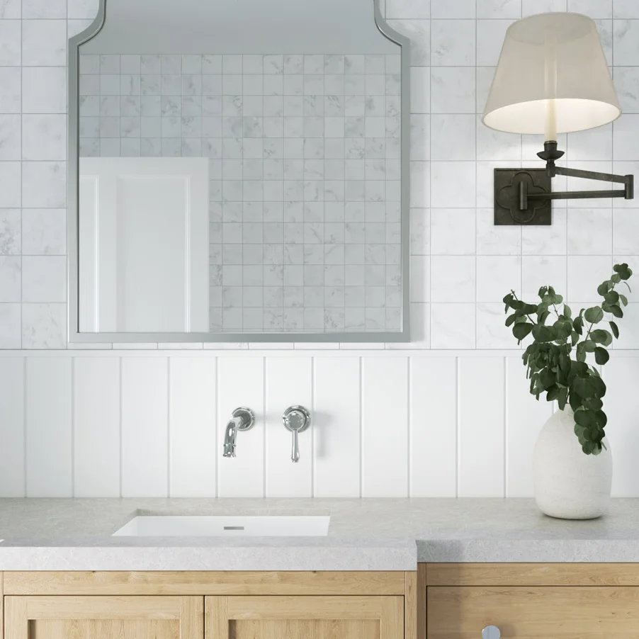 Kingsley Provincial HamptonsBathroom Chrome Vanity web