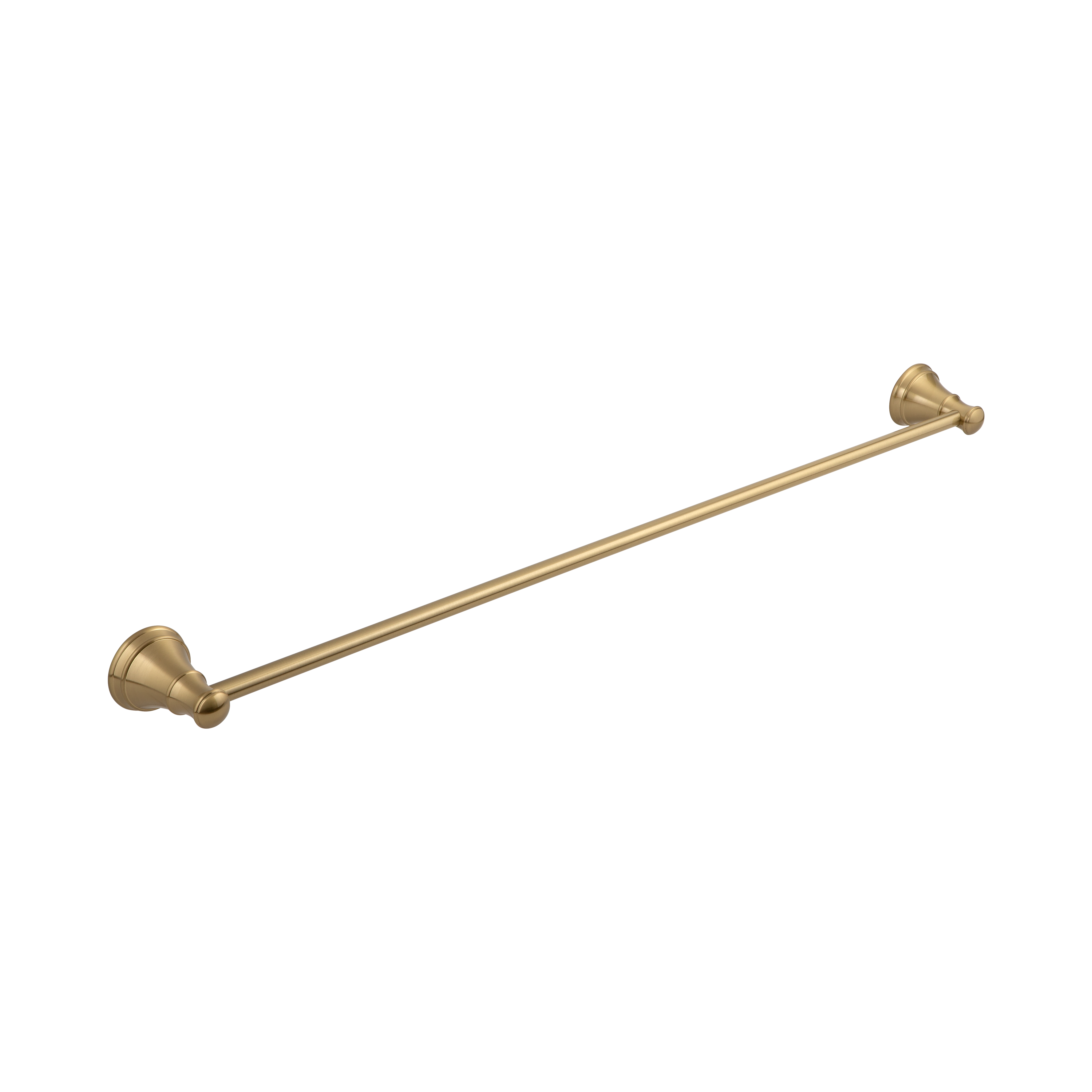 Kingsley Single Towel Rail - Brushed Brass