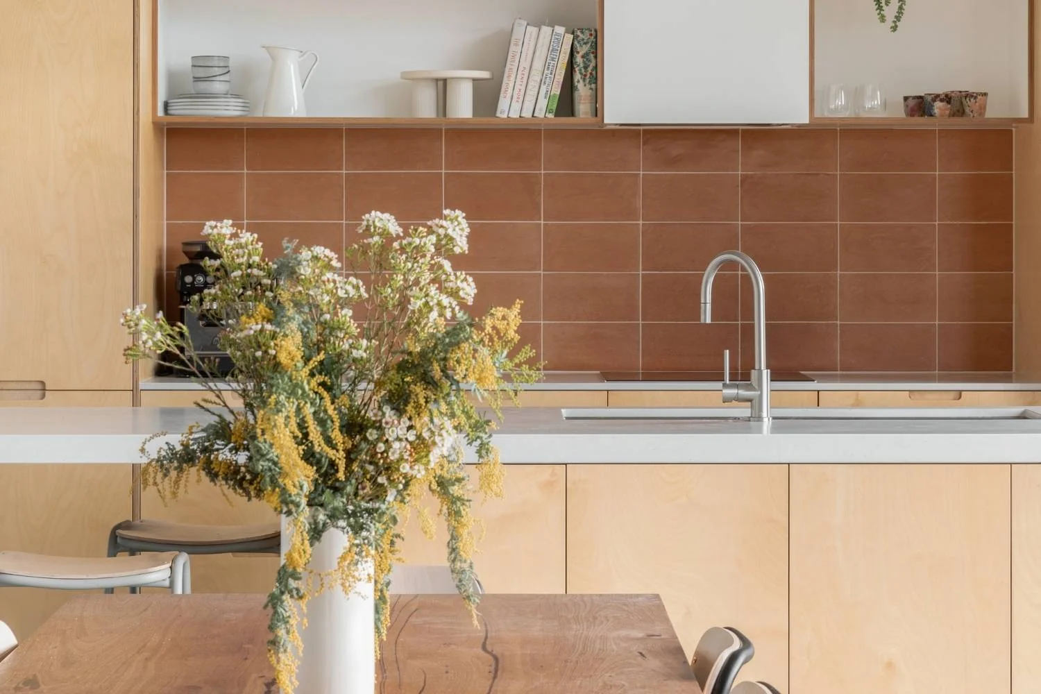 Kitchen Splashback Ideas Terracotta Tiles