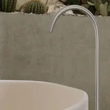 Melia Concrete Almond Bath Sola Bath Filler Insetting Close Up SS