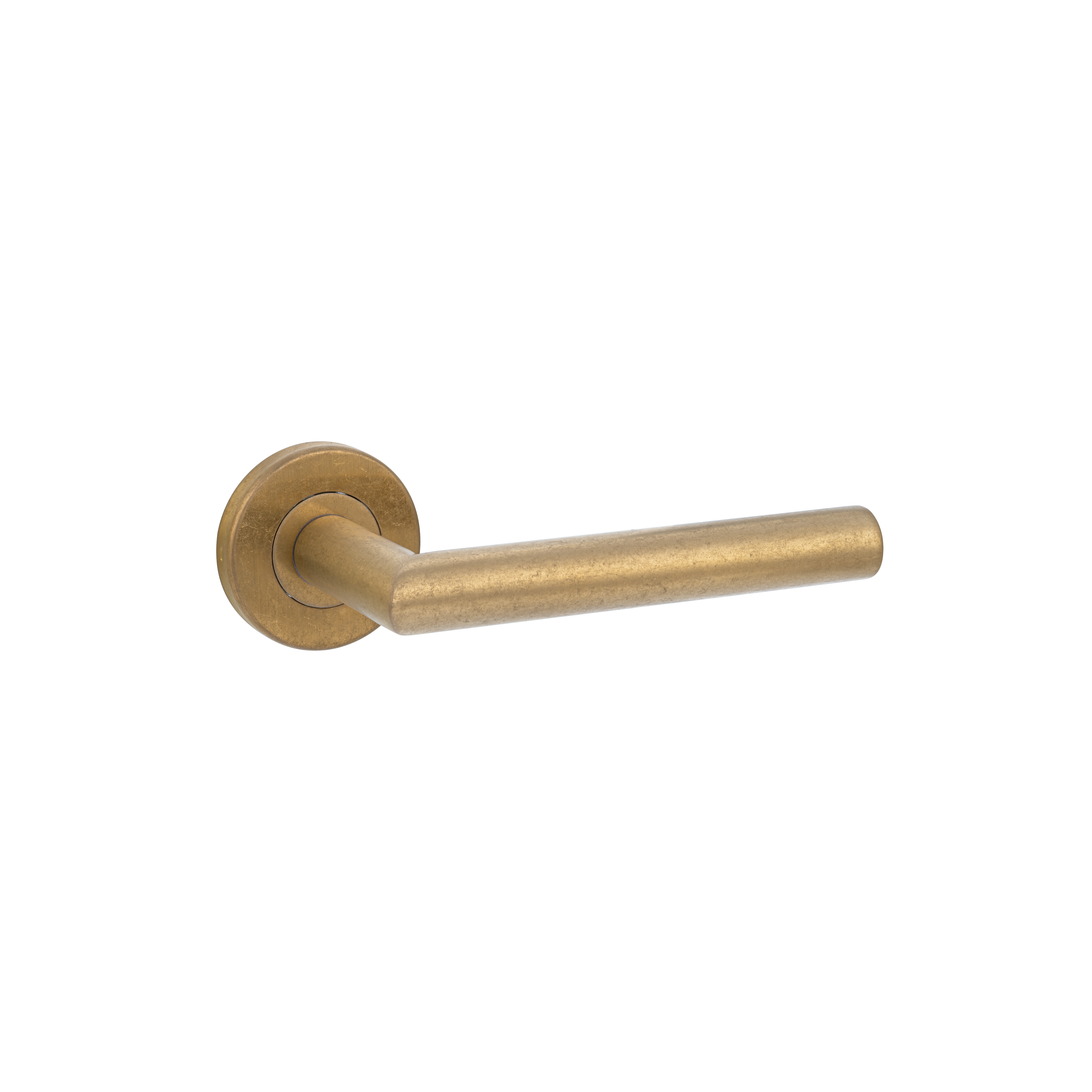 Davis Door Handle - Antique Aurum 