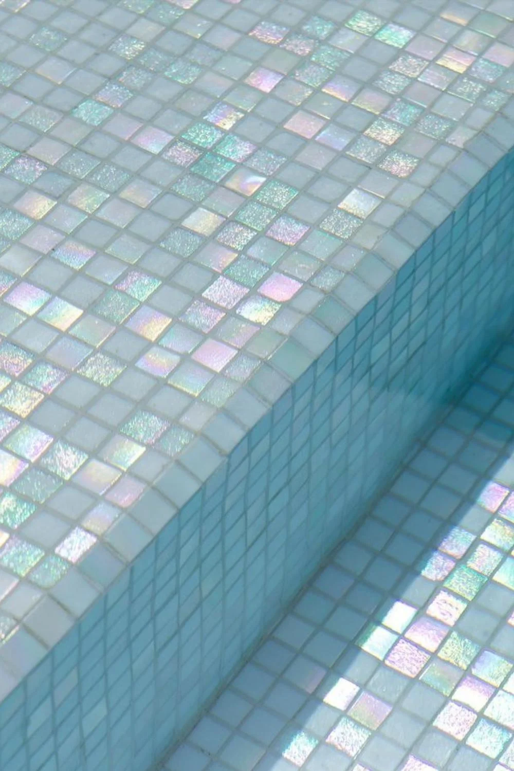Pool With Tiles ABI Pearl Mosaic Glass