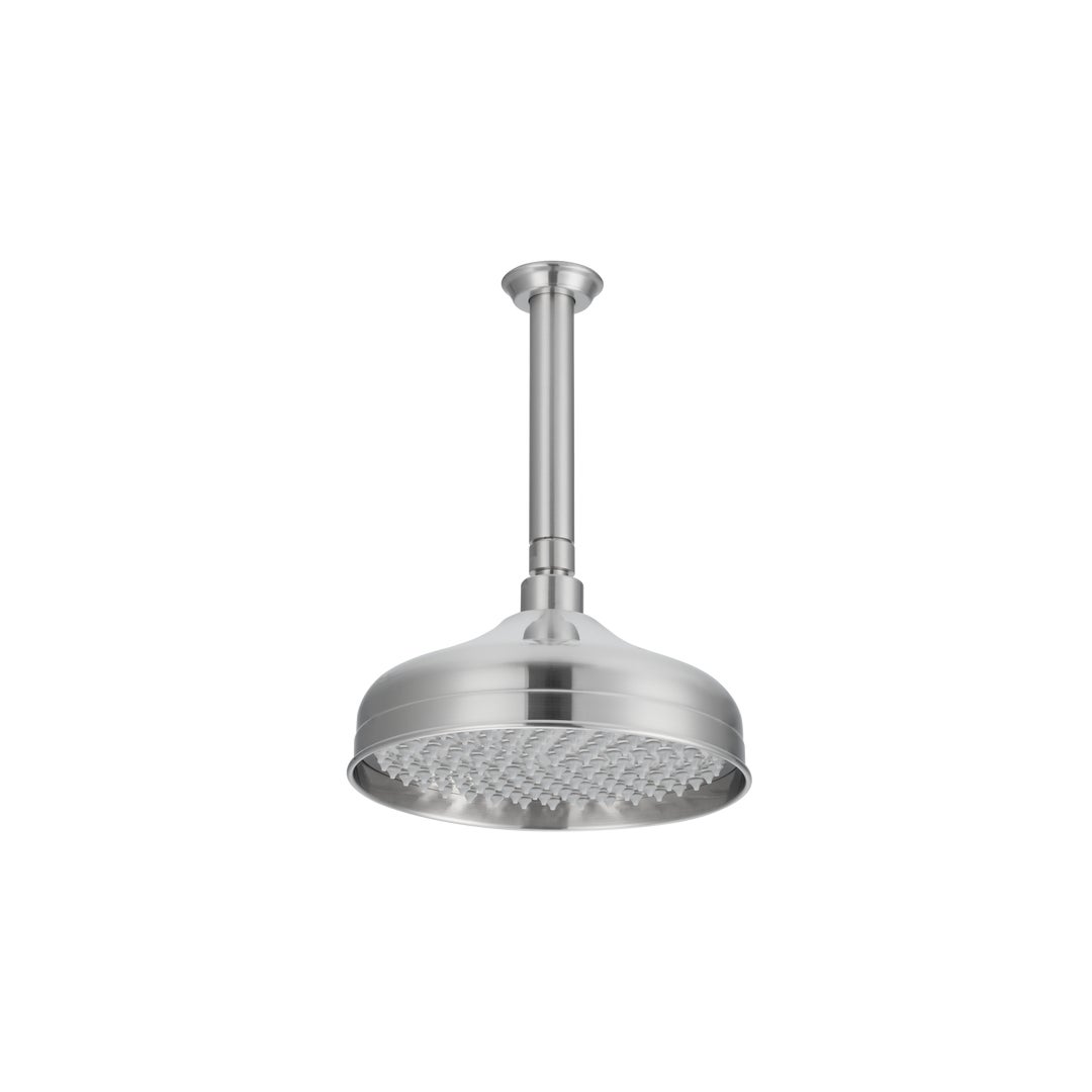 Kingsley Shower Dropper 150mm and Head Set - Brushed Nickel