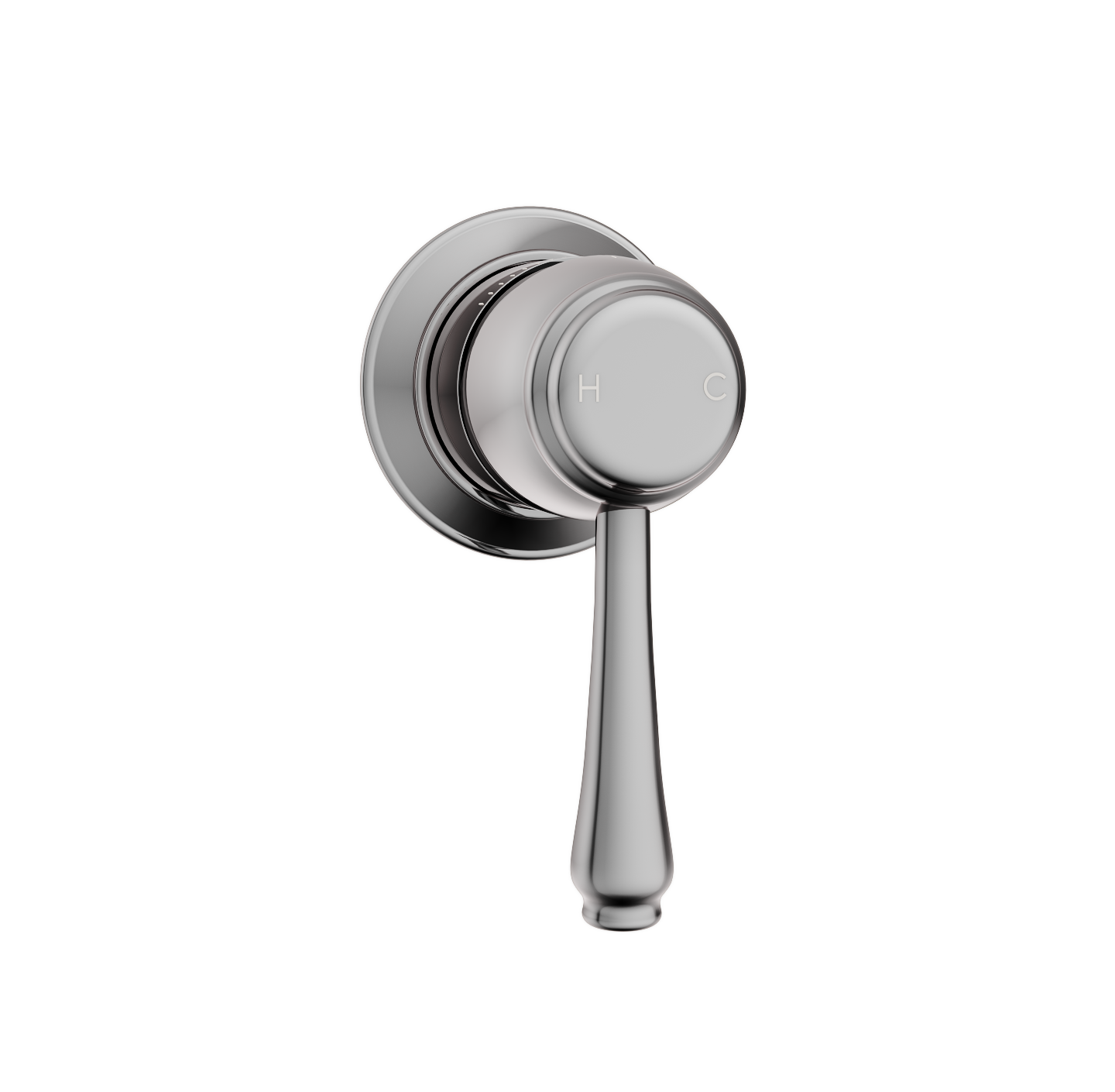 Kingsley Thermostatic Shower Mixer View A-Side Polished-SS