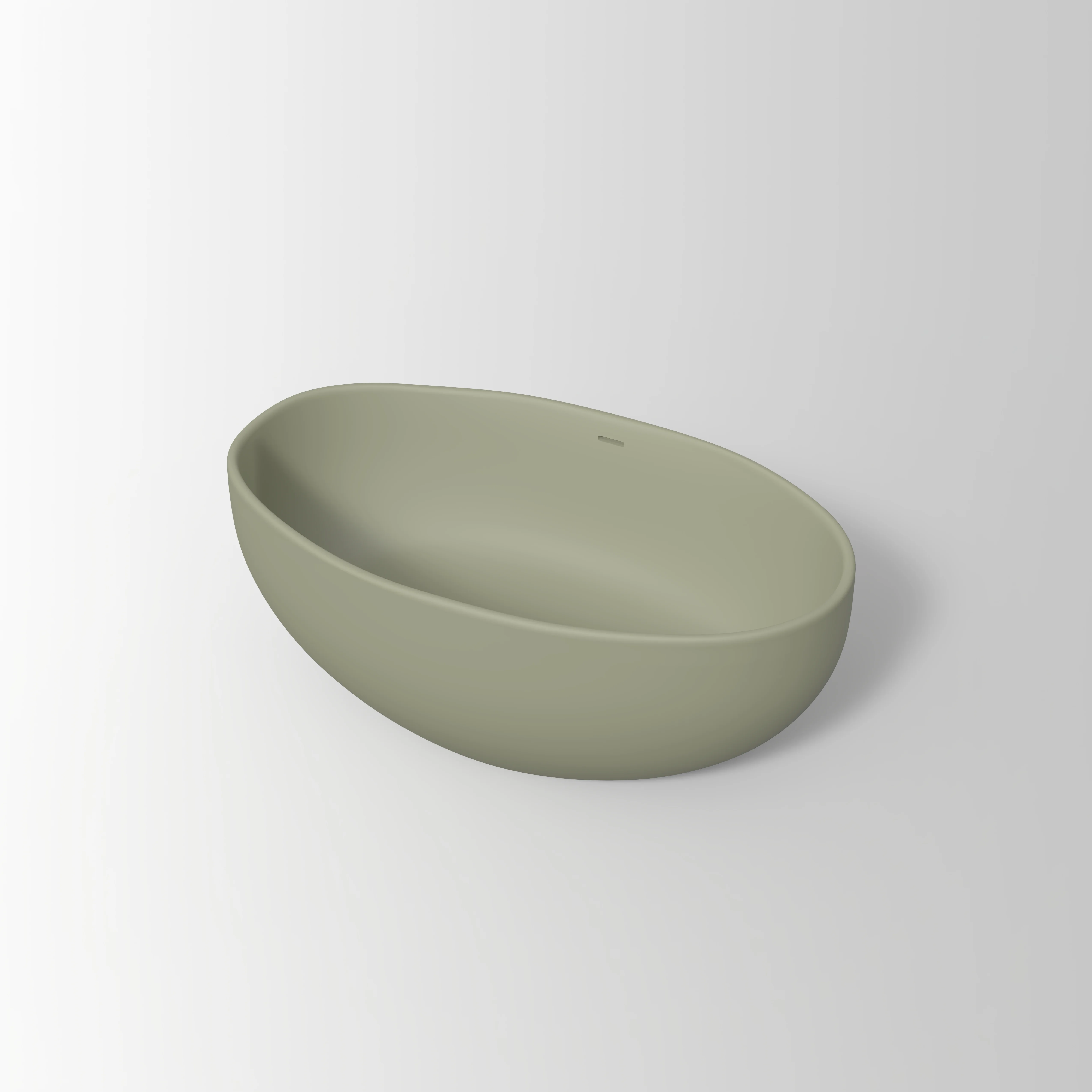 Melia Concrete Bath 1500mm - Green 1