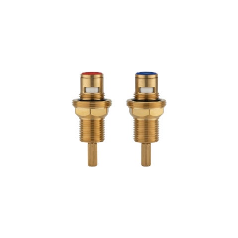 In-Wall Assembly Taps – Spindle Standard Set (H&C) – Solid Brass