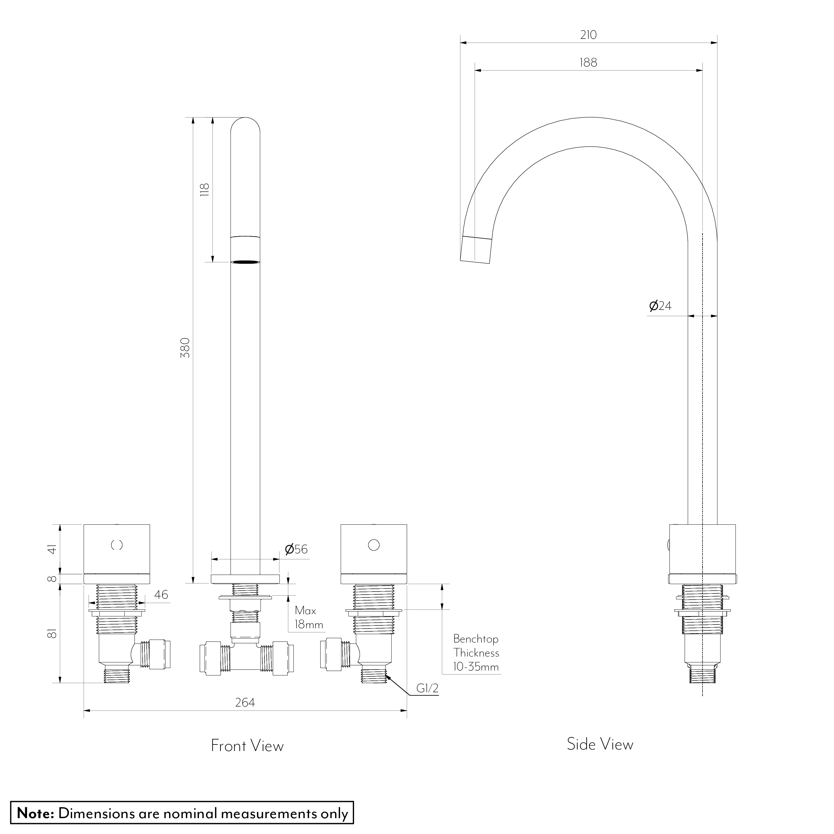 MILANI Assembly Bench Mounted Set Gallery Spec