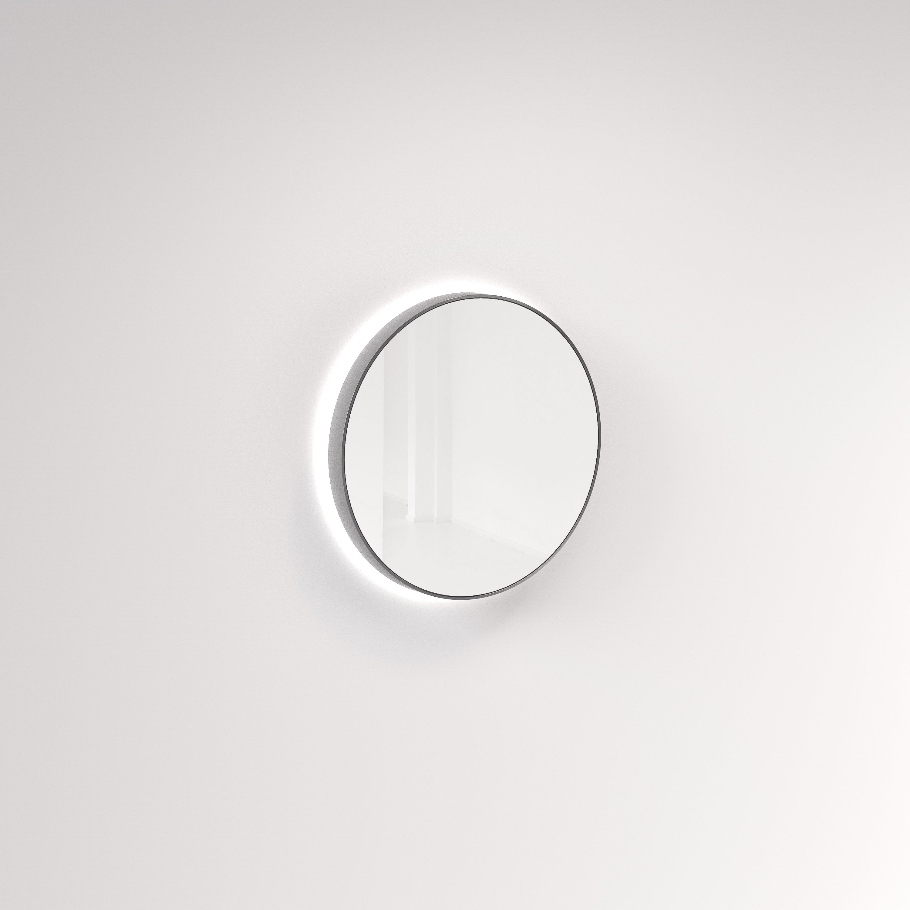 Saanti Handmade Double Trim LED Mirror 600mm – Stainless Steel
