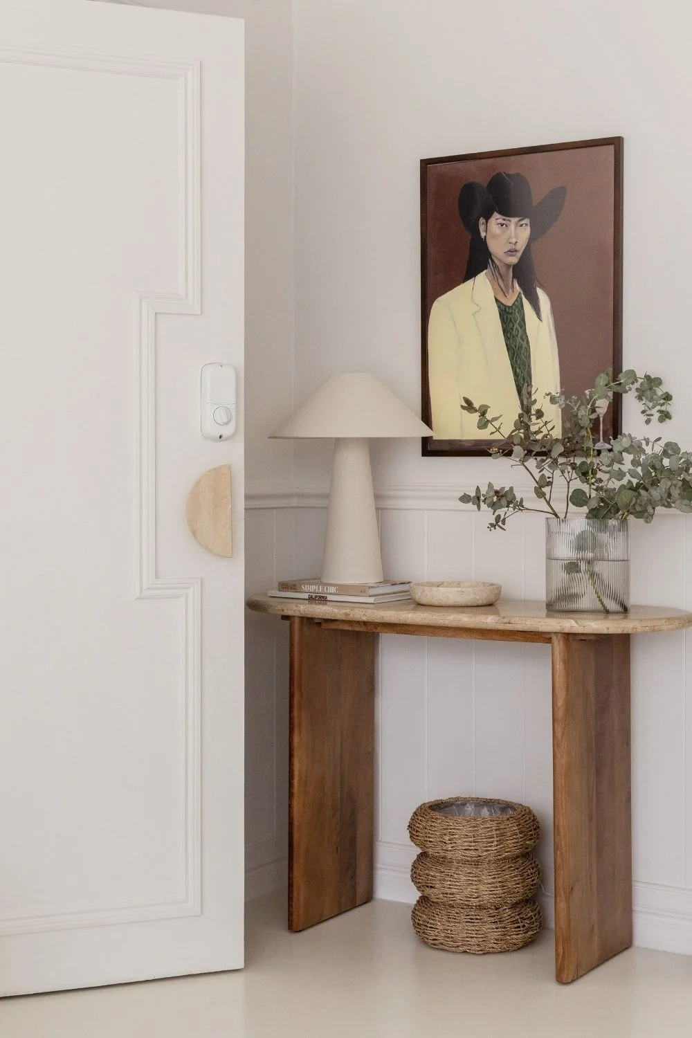 Lily Papas Apartment Renovation Entryway Decor Door Pull